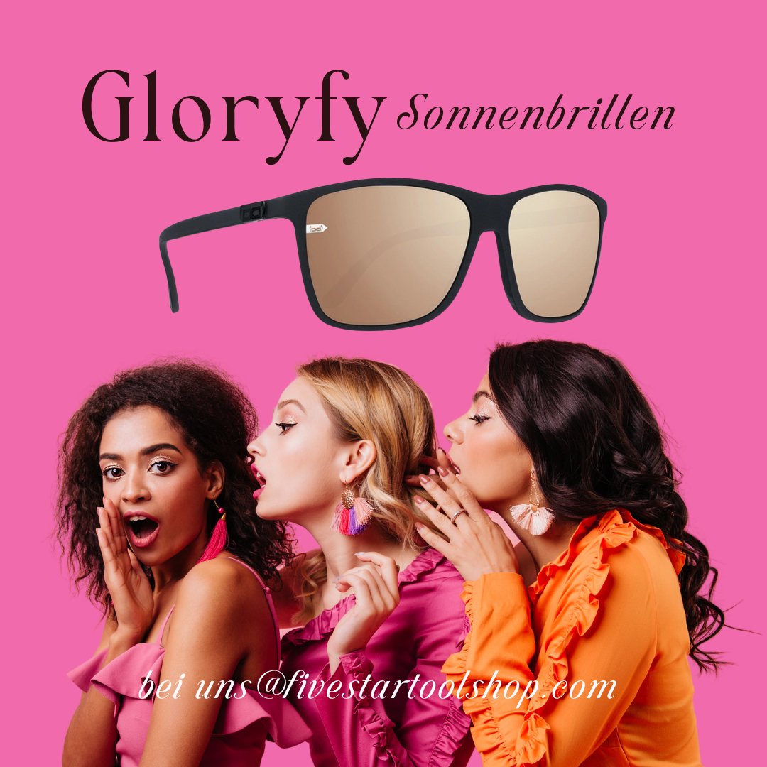 Frühjahrsrabatt 15% und neu im Program Gloryfy Sonnenbrillen bis 20% Rabatt - fivestartoolshop.com
