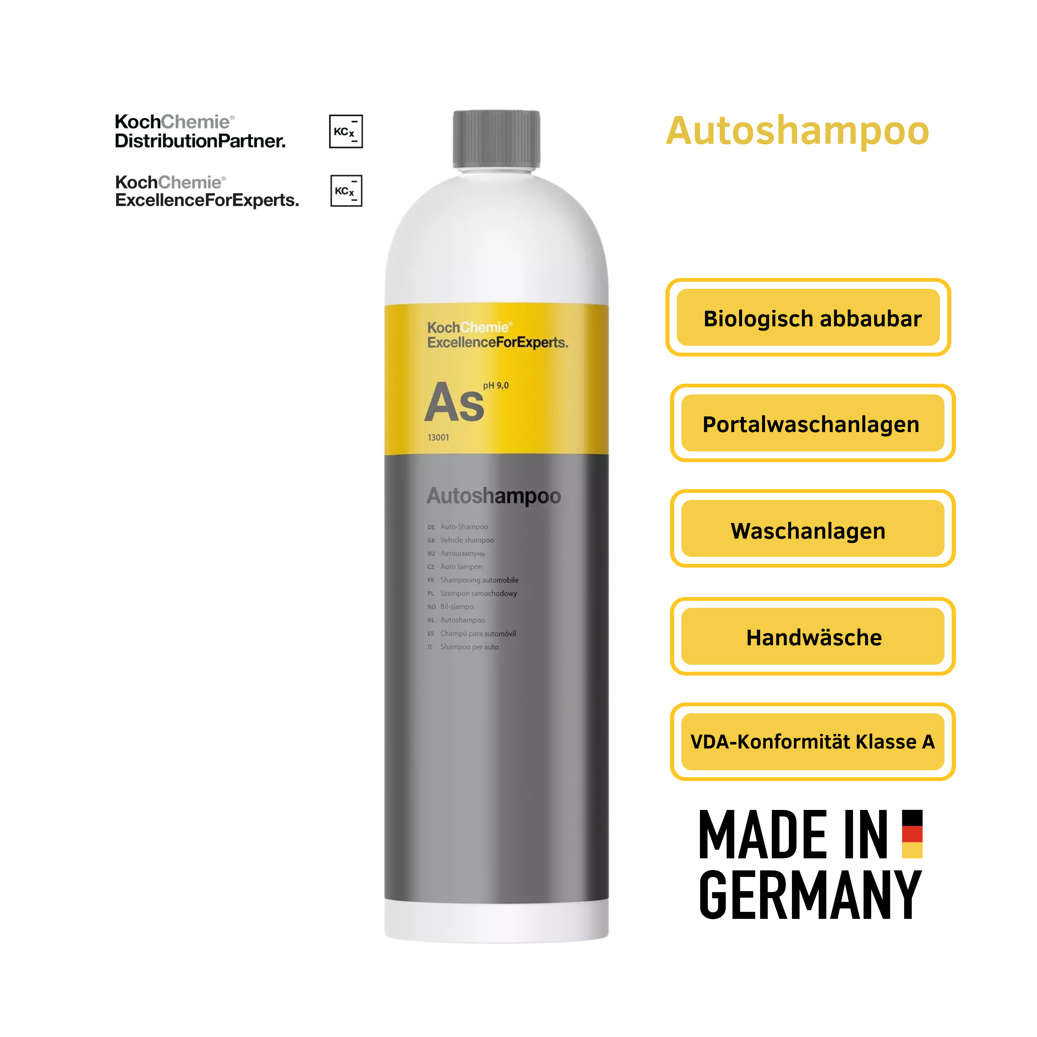 Koch Chemie Auto shampoo As 1L Koch Chemie Auto shampoo As 1L
