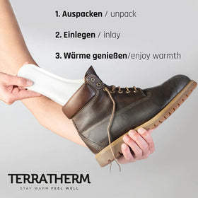 Wärmesohlen | TerraTherm | Größe L 41,5-43,5 - fivestartoolshop.com
