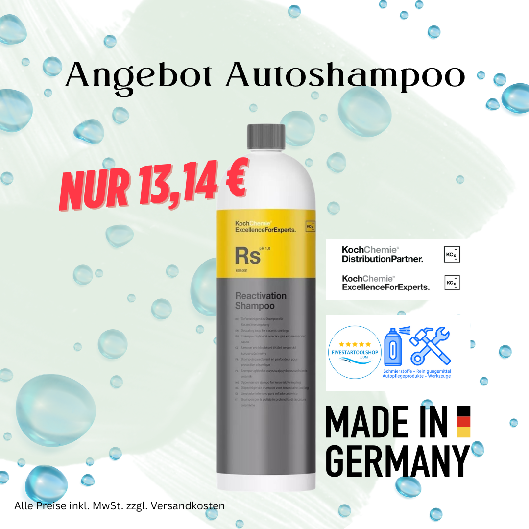 Angebot Autoshampoo von Koch Chemie, Profi Autoshampoo nur 13,14 € inkl. MwSt