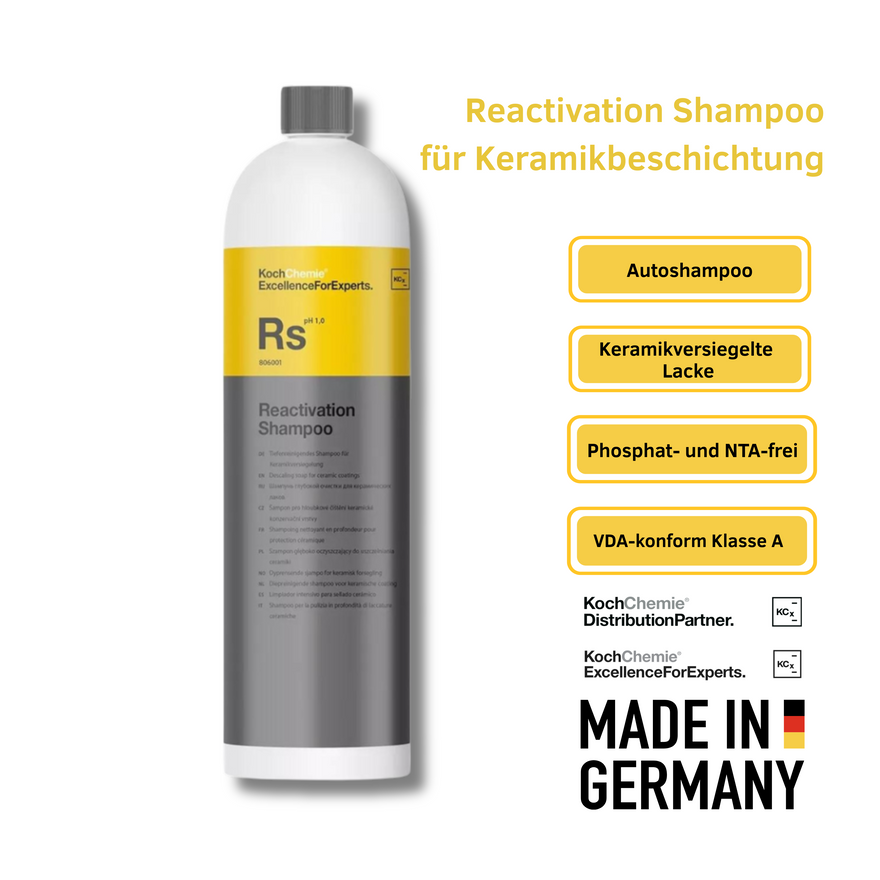 Koch Chemie Autoshampoo RS – Reactivation Shampoo (806001)