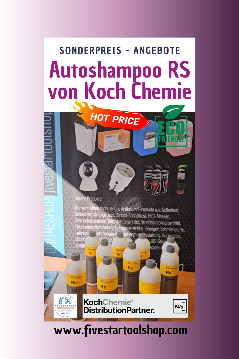 Angebote des Koch Chemie Autoshampoo RS, die auf unserer Website @fivestartoolshop.com verfügbar sind