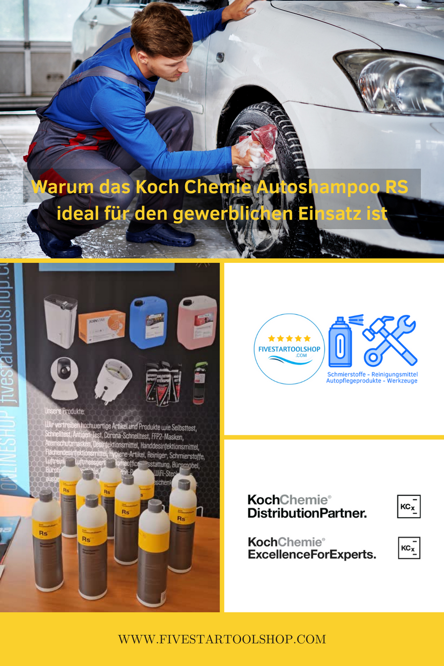Warum das Koch Chemie Autoshampoo RS ideal für den gewerblichen Einsatz ist