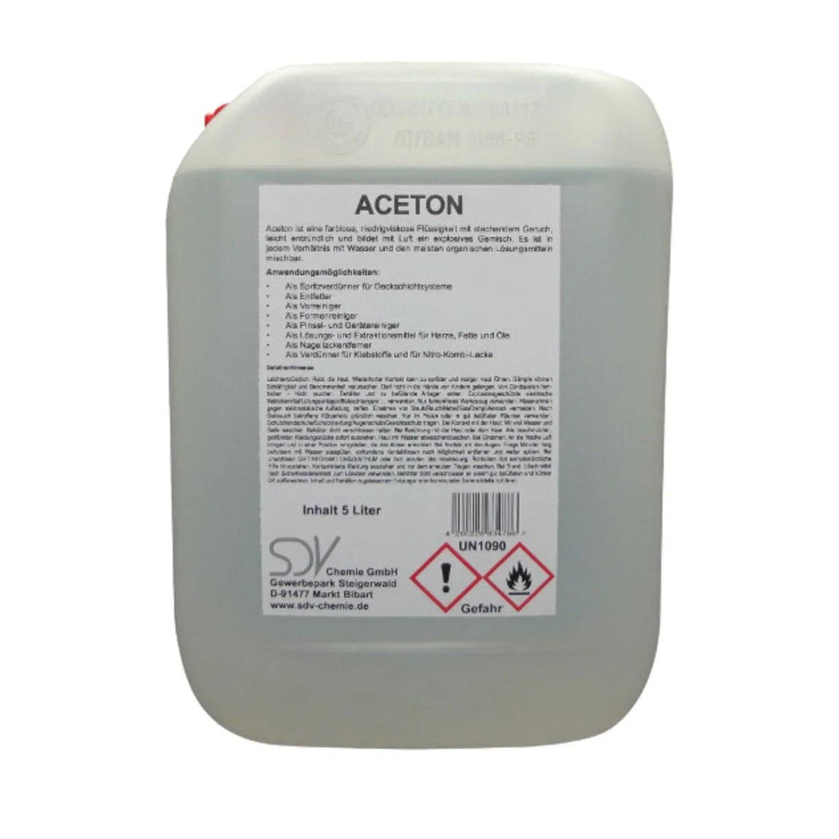SDV Chemie Aceton fivestartoolshop.com