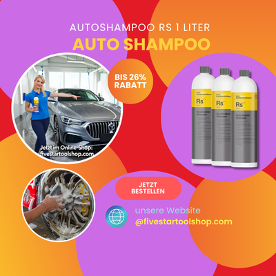 Das perfekte Autoshampoo für Einsteiger und Profis:  Koch Chemie Autoshampoo RS – Reactivation Shampoo (1 Liter)