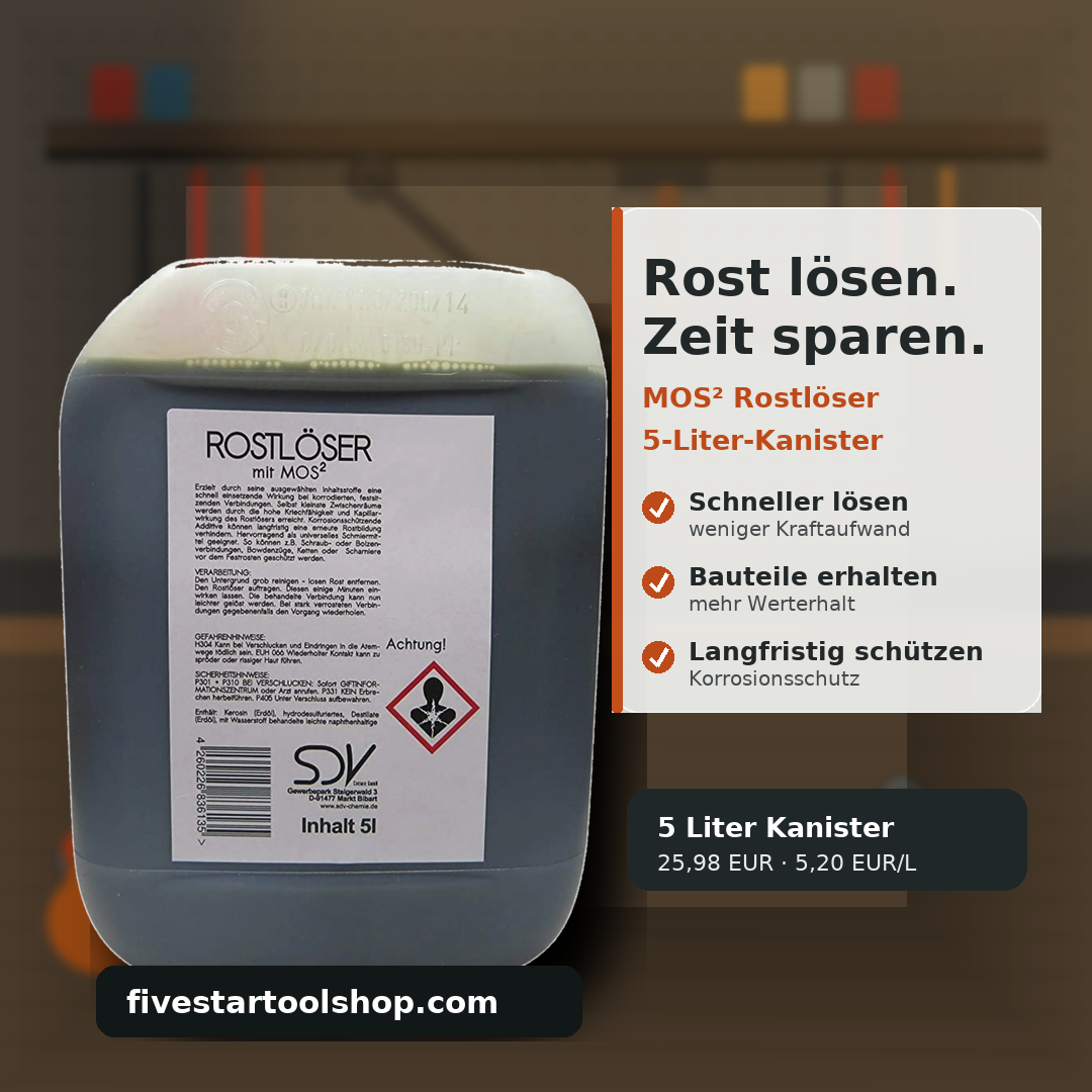 SDV Chemie Rostlöser 5 Liter Kanister