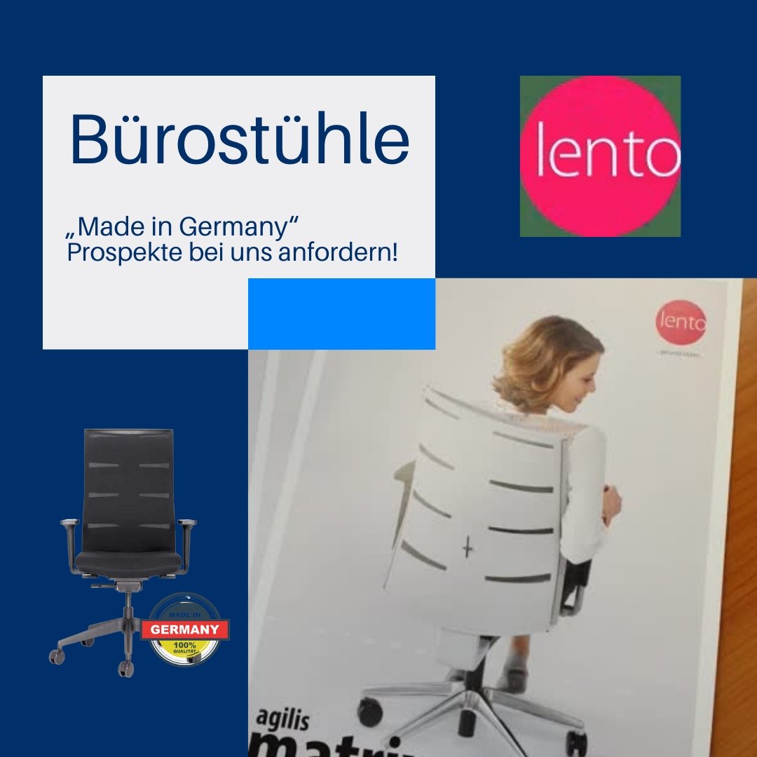 Bürostühle von LENTO „Made in Germany“ Prospekte bei uns anfordern! - fivestartoolshop.com