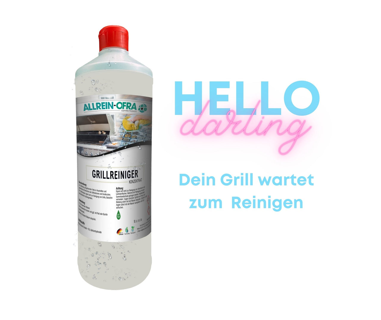 Grillreiniger, hello Darling! - fivestartoolshop.com