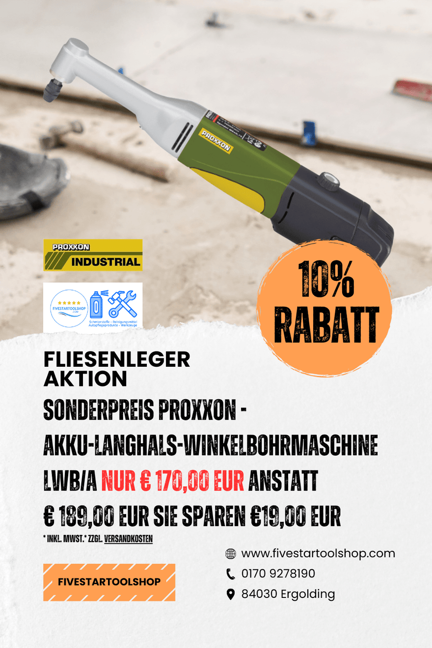 Proxxon Fliesenleger Angebot - fivestartoolshop.com