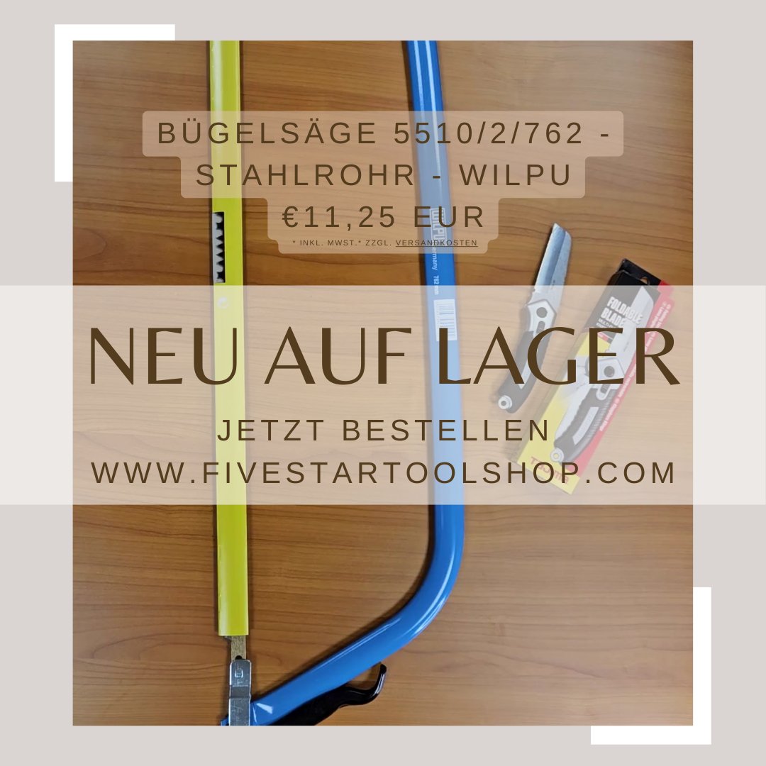 WILPU Bügelsäge 5510/2/762 - Stahlrohr - fivestartoolshop.com