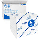 Scott® Control™ Toilettenpapier - Einzelblattsytem / Weiß - 36 Packs  x 250 Toilet Tissue Sheets | Karton (36 Päckchen)-1