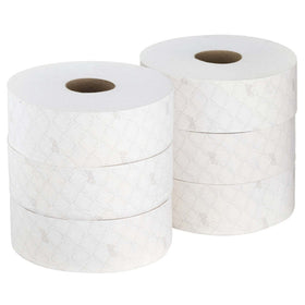 Scott® ESSENTIAL™ Toilettenpapier - Jumbo / Weiß - 6 Rolls  x 1053 Toilet Tissue Sheets | Karton (6 Rollen) - 0