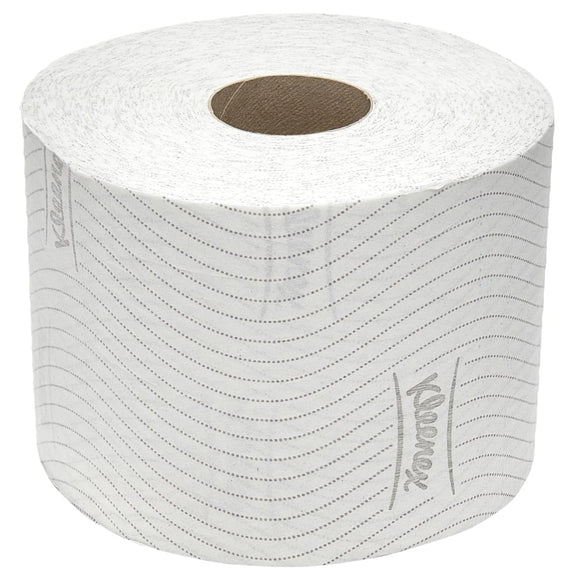 Kleenex® Toilettenpapier - Standard / Weiß - 6 Packs  x 6 small rolls  x 600 Toilet Tissue Sheets | Karton (6 Päckchen)