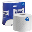 Kleenex® Toilettenpapierrollen - Kleinrollen / Weiß /160 sc - 6 Packs  x 4 small rolls  x 160 Toilet Tissue Sheets | Karton (6 Päckchen)-1