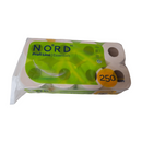 Toilettenpapier, 2-lagig, 250 Blatt, 8 Rollen  | Karton (8 Packungen)-1