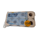 Toilettenpapier, 3-lagig, 250 Blatt, 8 Rollen  | Karton (8 Packungen)-1