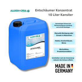 Entschäumer Konzentrat 10 Liter – Profi für Schaumstopp Allrein-Ofra