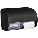 Horizontaler Doppeltoilettenpapierrollenhalter-2