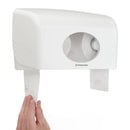 Kleenex® Toilettenpapierrollen - Kleinrollen / Weiß - 8 Packs  x 12 small rolls  x 250 Toilet Tissue Sheets | Karton (8 Päckchen)-8