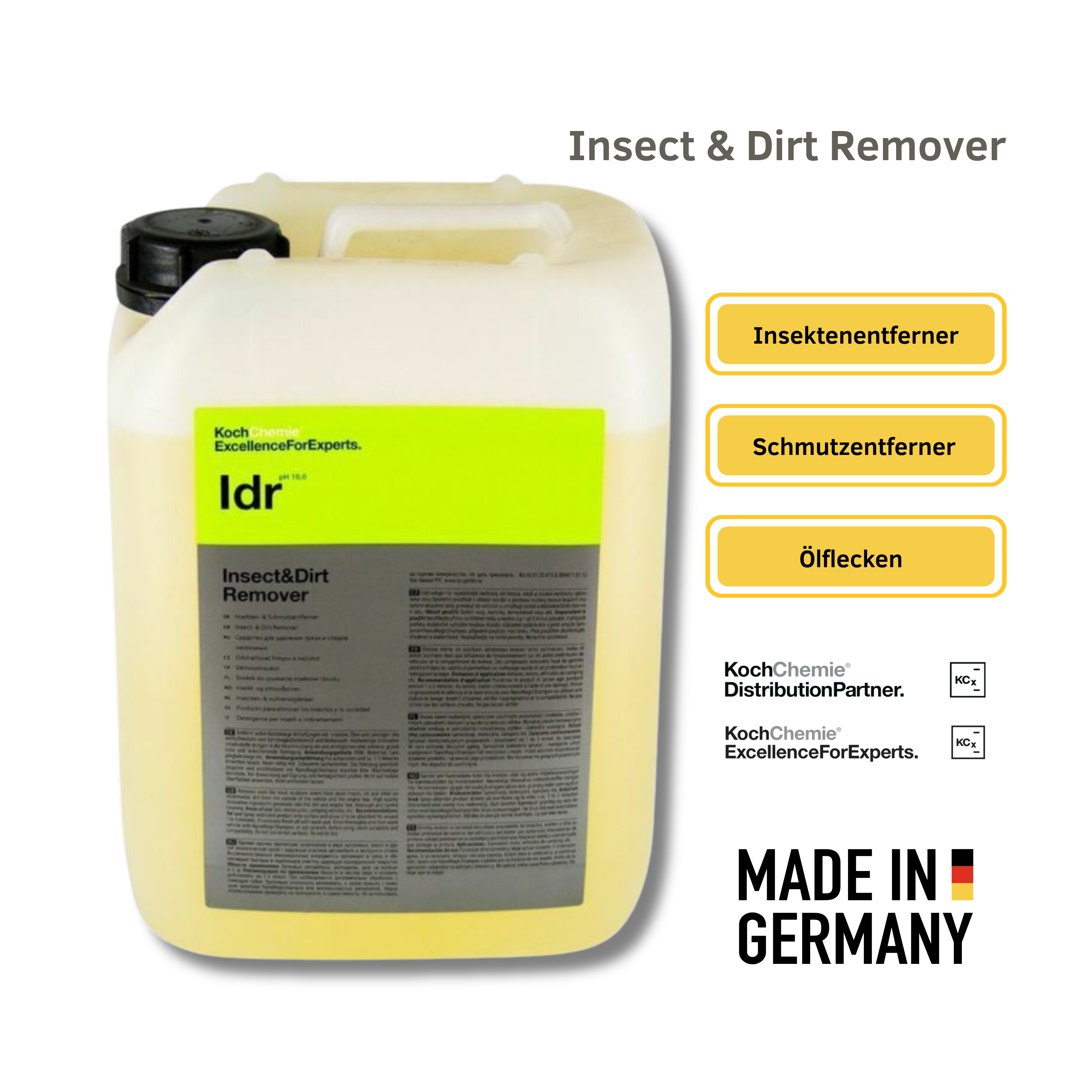 Koch Chemie - Insekten- Schmutzentferner Insect + Dirt Remover  Idr 10 kg Kanister - 77701010