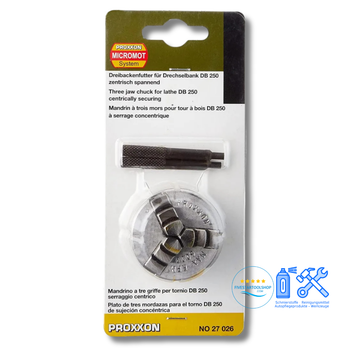 Dreibackenfutter für DB 250 (Proxxon 27026) - 0