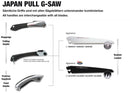 Sägeblatt Japan RAPID PULL Blades GNB - 265 mm 16 TPI / GNB265 Tajima-5