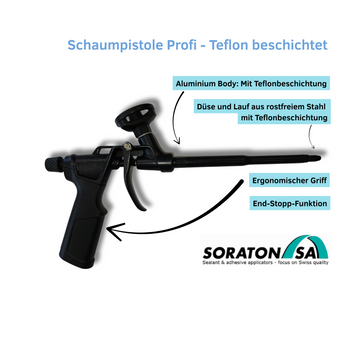 Montageschaumpistole AirMax AMC-4 – Teflon Profi-Werkzeug Soraton