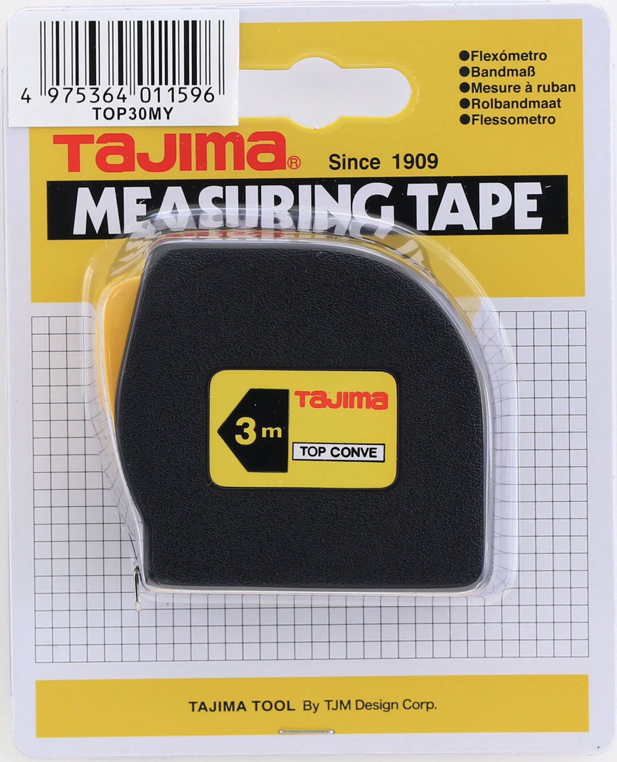 Tajima - Taschenbandmaß Top Conve - 13 mm 5 m Maßband - fivestartoolshop.com