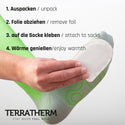 Zehenwärmer | TerraTherm | ultradünne Wärmepads