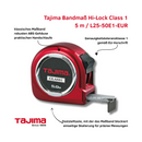 Taschenbandmaß Hi Lock 5 m / L25-50E1-EUR – präzise & robust messen Tajima-1