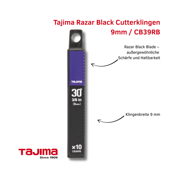 Tajima_Razar_Black_Cutterklingen_-_9mm_CB39RB