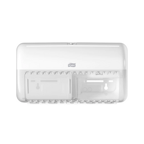 Tork 557000 Spender für Kleinrollen Toilettenpapier Elevation T4 | Packung (1 Stück) - 0