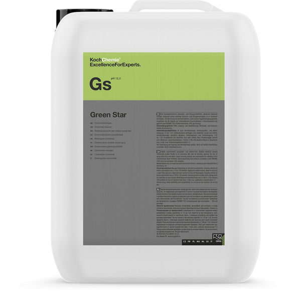 Alkalischer Universalreiniger | Green Star Gs | 11 kg | Koch Chemie - fivestartoolshop.com