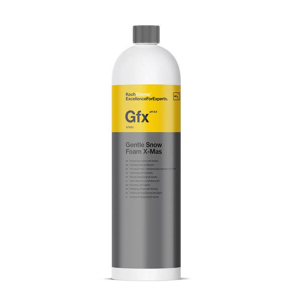 Autoshampoo | Gentle Snow Foam X-Max Gfx | Reinigungsschaum mit Weihnachtsduft | 1 Liter | Koch Chemie - fivestartoolshop.com