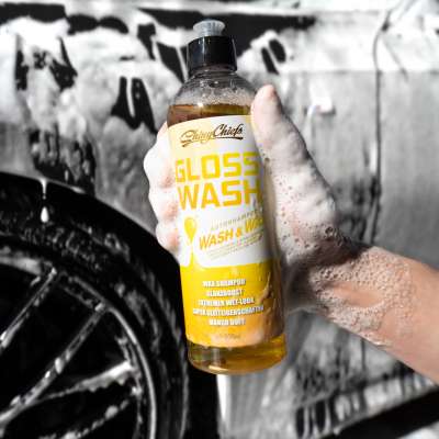 Autoshampoo | Glosswash Mango | Wash & Wax | 500 ml | ShinyChiefs - fivestartoolshop.com