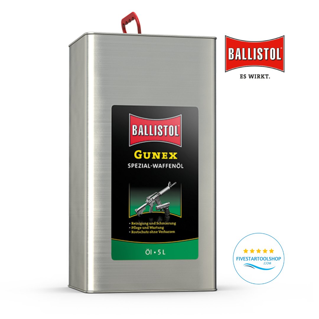 Ballistol - Gunex Universalöl - 5 Liter Kanister - fivestartoolshop.com