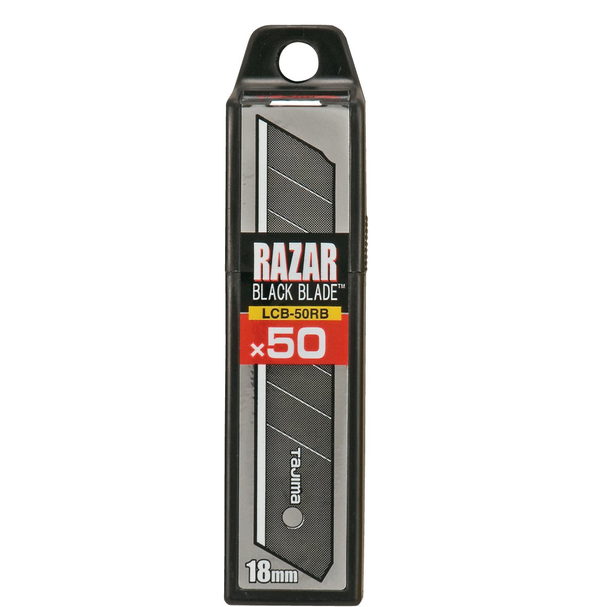 CUTTERKLINGEN 18 mm Razar Black Blade LCB50RB - 50H - Tajima - fivestartoolshop.com