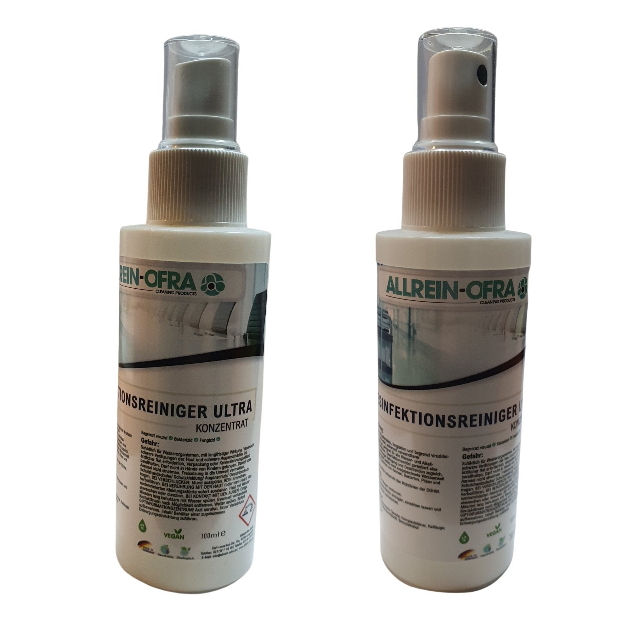 Desinfektionsspray Ultra | Hand und Flächen | 100ml | Made in Germany | Allrein-Ofra - fivestartoolshop.com