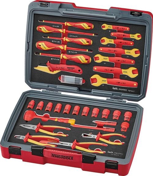 Elektriker Werkzeugkoffer | Tengtools | Mecca Pro TC-6T Foam | 37tlg. | Aktion bis 29.06.204 - fivestartoolshop.com