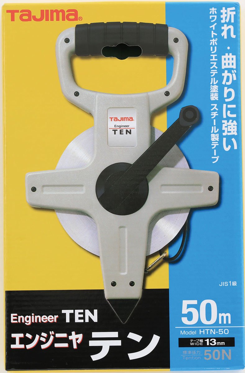 Tajima - Bandmaß - ENGINEER TEN - 13 mm - 30 m Maßband - fivestartoolshop.com