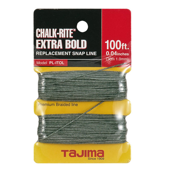 ERSATZSCHNUR für SCHLAGSCHNURGERÄTE | PLITOL / Chalk-Rite Snap Line | Tajima - fivestartoolshop.com