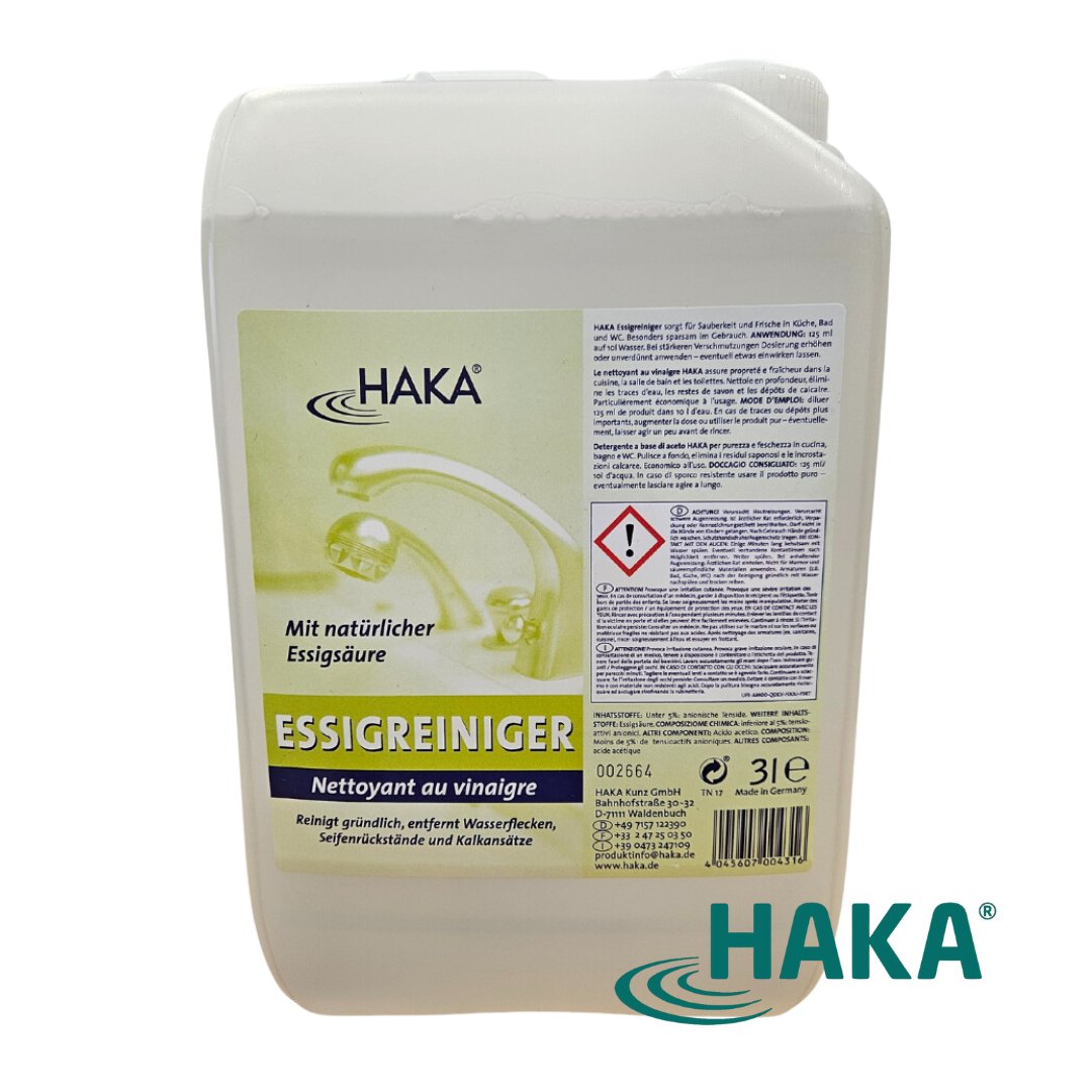 Essigreiniger - 3 Liter Kanister - HAKA - fivestartoolshop.com