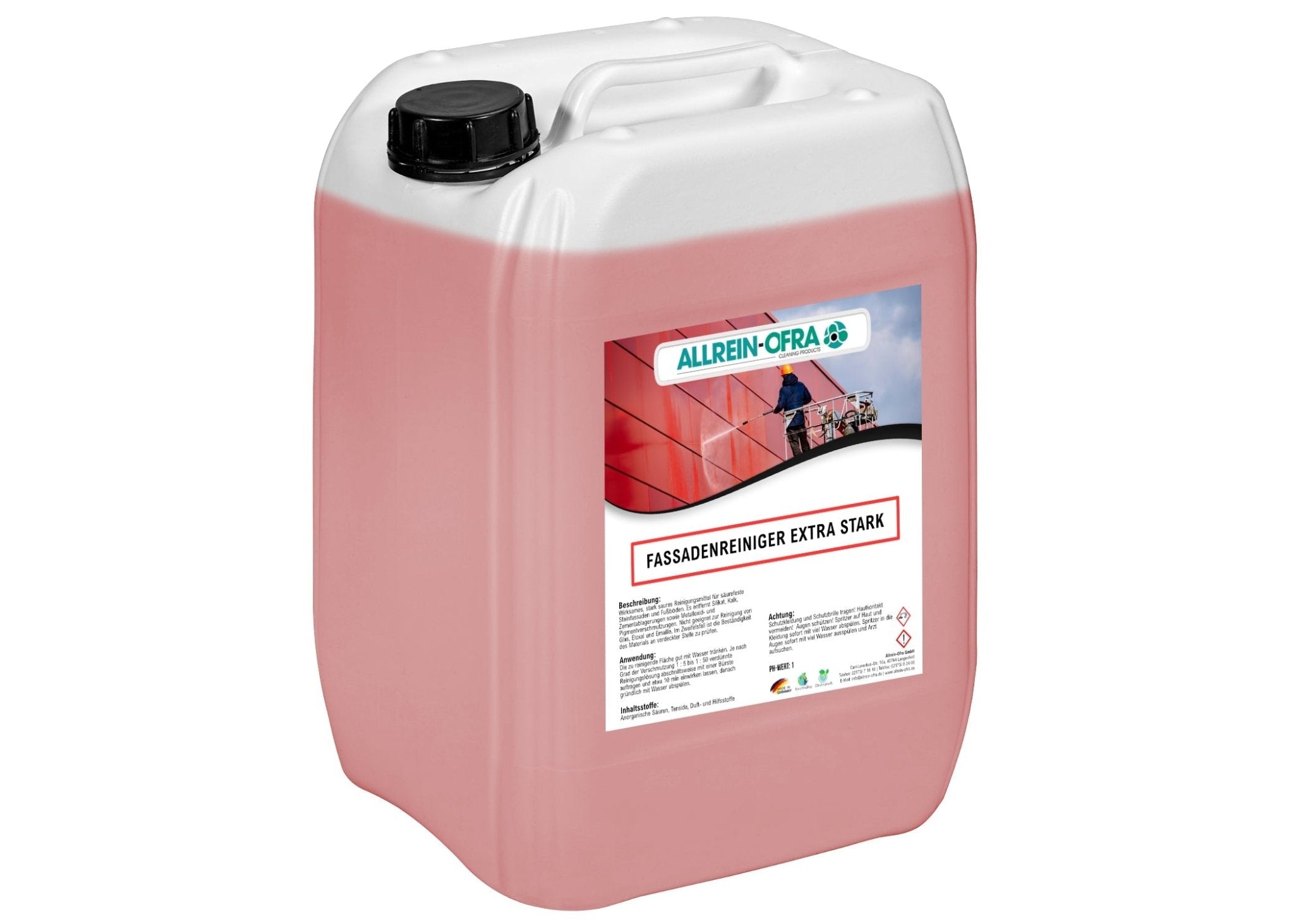 Fassadenreiniger extra stark | 5 Liter Kanister - fivestartoolshop.com