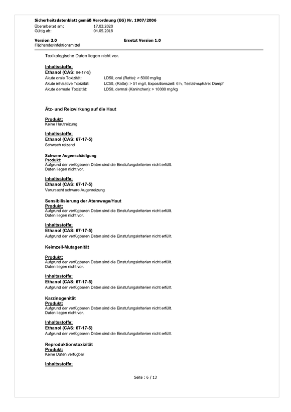 Flächendesinfektionsmittel | 1 Liter Flasche | Made in Germany - fivestartoolshop.com