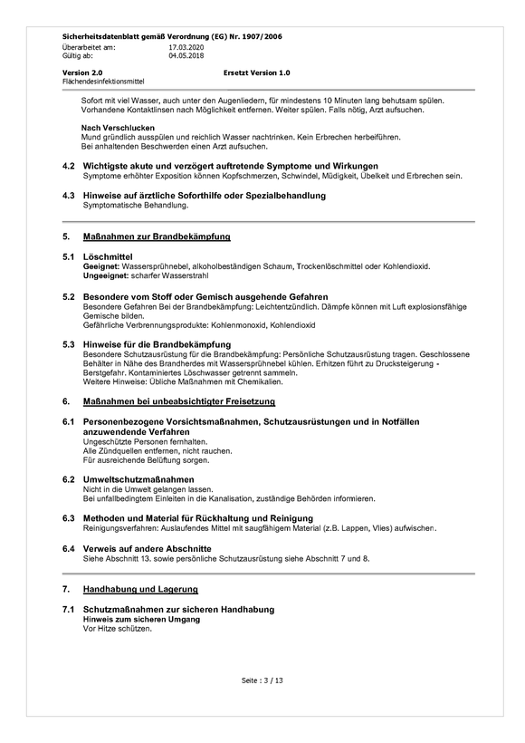 Flächendesinfektionsmittel | 10 Liter Kanister | Made in Germany - fivestartoolshop.com