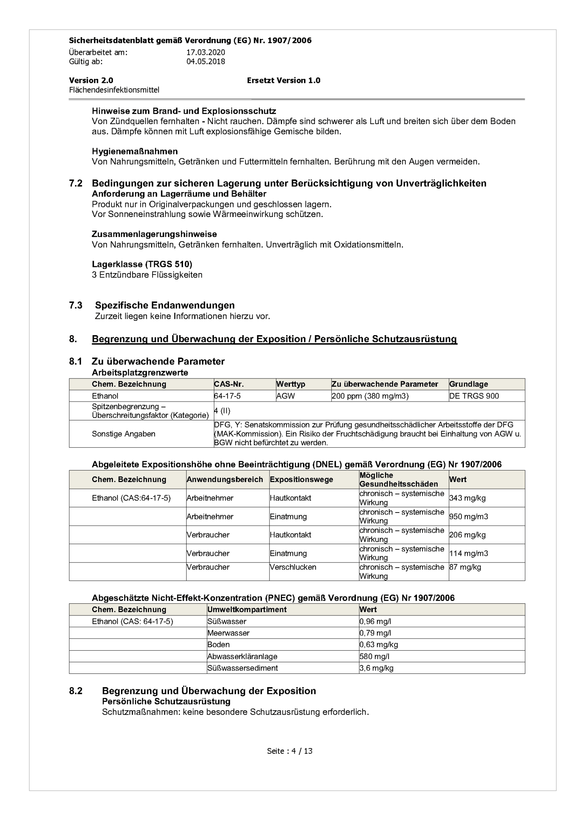 Flächendesinfektionsmittel | 10 Liter Kanister | Made in Germany - fivestartoolshop.com
