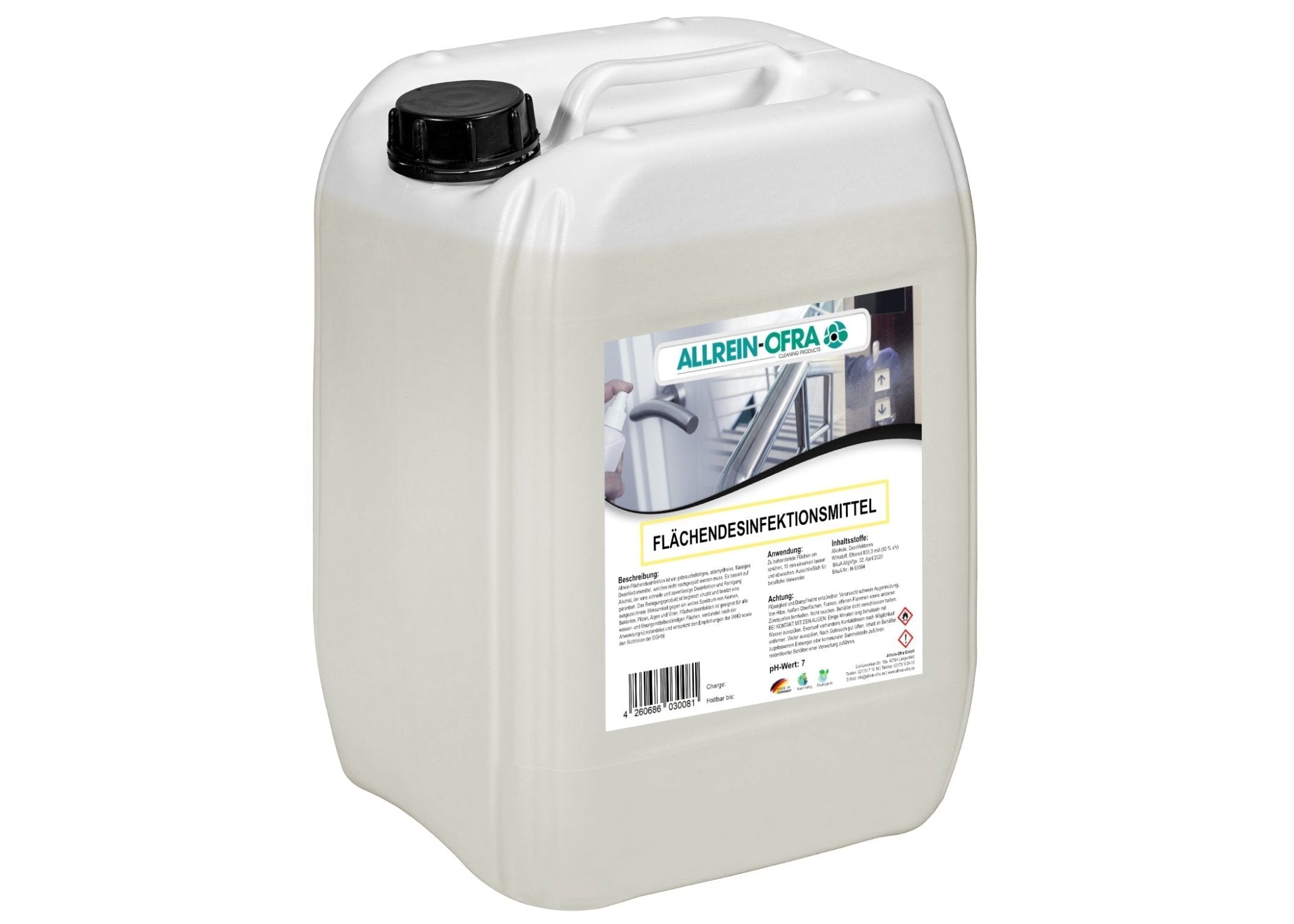 Flächendesinfektionsmittel | 5 Liter Kanister | Made in Germany - fivestartoolshop.com