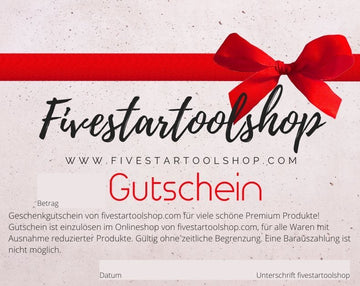 Geschenkgutscheine - fivestartoolshop.com
