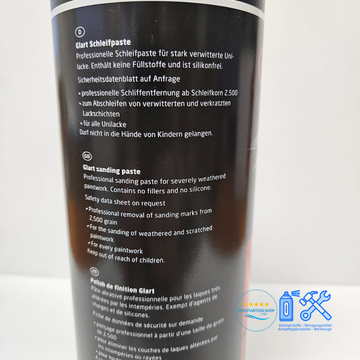 Schleifpaste Hochglanz & Anti-Hologramm 45SP – 1kg Flasche glart - 0