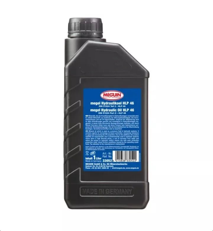 Hydrauliköl HLP 46 - 1 Liter Flasche - Meguin - fivestartoolshop.com